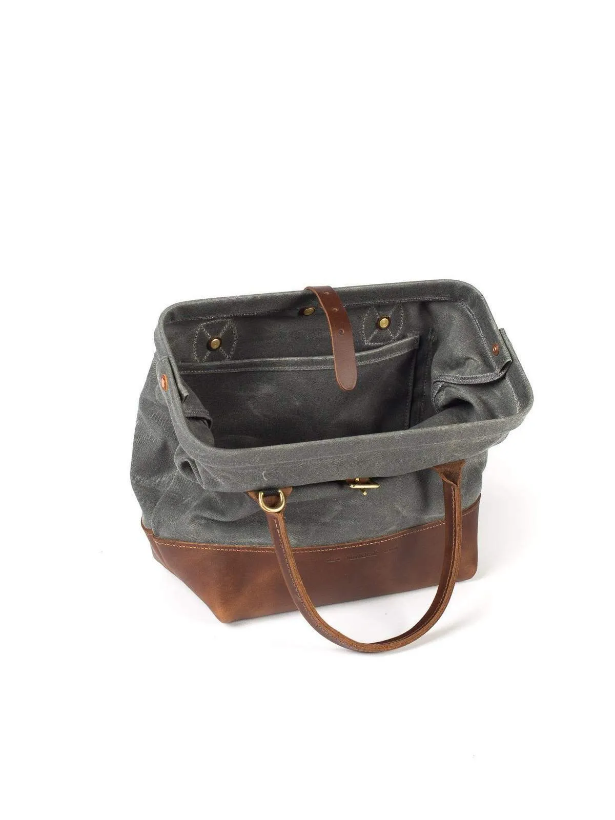 Wood&Faulk Sidecar Everyday Bag North Coast Grey