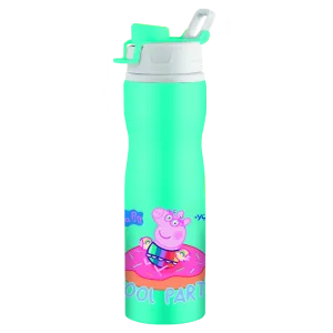 Youp Stainless Steel Green Color Peppa Pig Kids Water Bottle TUKTUK  -750 ml